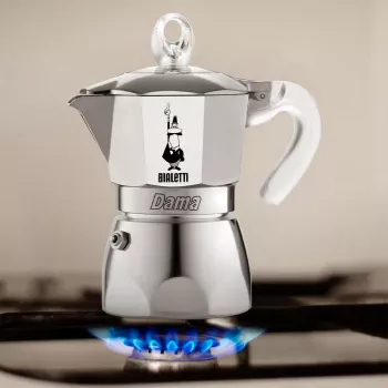 Kaffeemaschine BIALETTI Dama Pure Ice 3TZ 0002273 – Espressokocher für den Herd, 3-Tassen-Kapazität