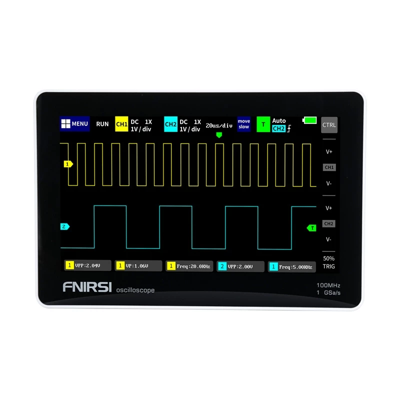 FNIRSI 1013D 7 tragbares Tablet-Oszilloskop