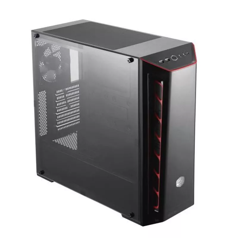 Cooler Master MB520-KGNN-S01 MasterBox 520 Schwarz, ATX, Midi-Tower, randloses transparentes Fenster