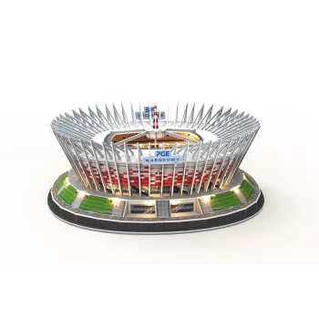3D Puzzle cubicfun PGE National LED Model 306-L541H — LED-beleuchtetes architektonisches Papiermodell
