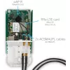 Koaxialkabel MikroTik ACSMAUFL SMA-Buchse gerade 1 m Schwarz