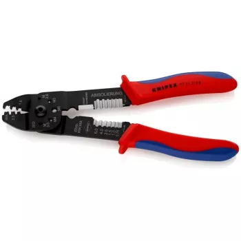 Knipex 97 21 215 B Crimpwerkzeug Schwarz, Blau, Rot