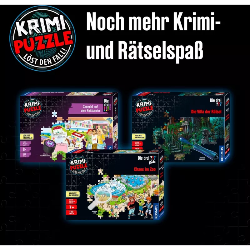 detective-Puzzle Die drei Kids: Vorsicht Glibberfalle (150 Teile)