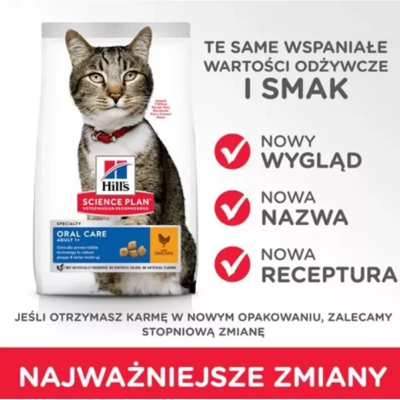 HILL'S SP Adult Oral Care Chicken - Trockenfutter für Katzen - 1,5 kg