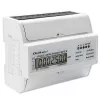 Qoltec Dreiphasen-Bidirektionaler Elektronischer Zähler | DIN-Schienen-Energieverbrauchszähler | 400V | 100A | LCD | 4P