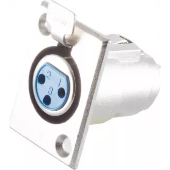 XLR-Kupplung ShiverPeaks BS55021 flanschmontierter Audio-Steckverbinder