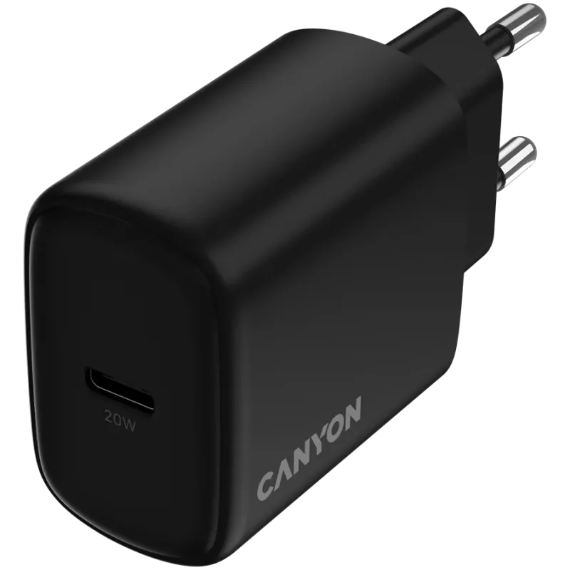 CANYON Ladegerät OnCharge 200 20W 1xPD EU Schwarz