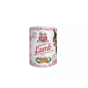 Brit Care Cat Snack Superfruits Lamb Katzenleckerli 100 g