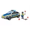Playmobil Polizeiauto mit Sirene und Blinklicht, Mehrfarbig, Kunststoff, 3+