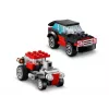 LEGO Creator 2-in-1 Pritschenwagen mit Hubschrauber Set 31146, umbaubares Modell für Kinder