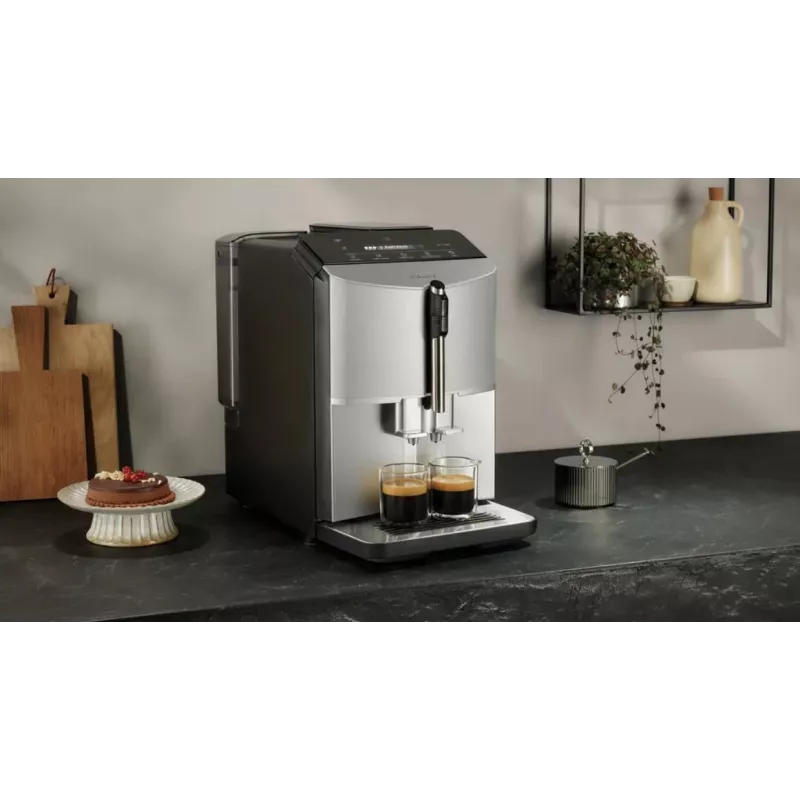 Siemens TF303E01 EQ300 Espressomaschine (silber; 1300W)