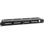 Kabelmanagement-Panel LOGON RAO420BL 1U Schwarz 19 Zoll