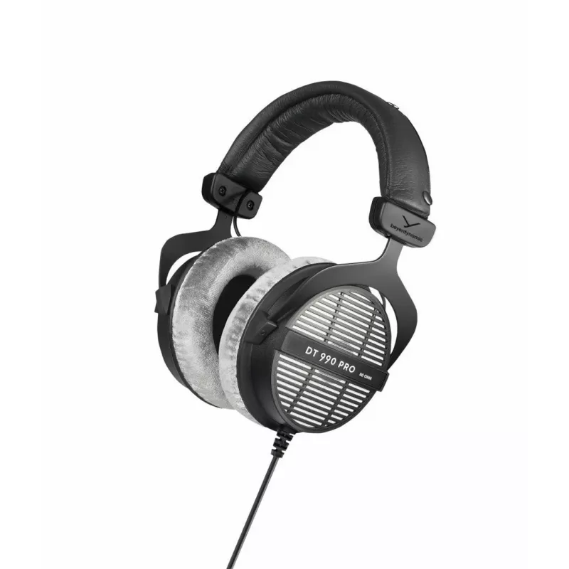 Studio-Kopfhörer Beyerdynamic DT 990 PRO 80 Ω, kabelgebunden, ohrumschließend, 3 m Kabel, schwarz