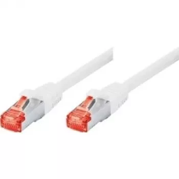 Tecline exertis Connect - Patchkabel - RJ-45 (M) zu RJ-45 (M) - 3 m - SSTP-Kabel - CAT 6 - halogenfrei - Weiß (71503W)