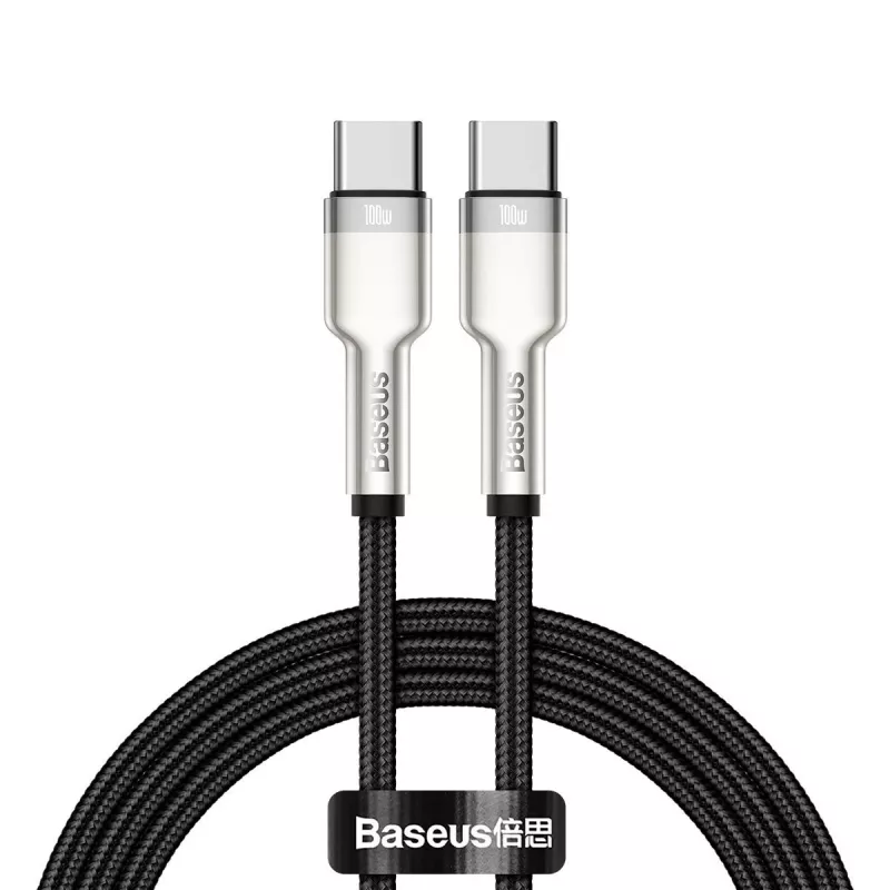 USB-C-auf-USB-C-Kabel Baseus CATJK-C01, USB 3.2 Gen 1, 1 m, Schwarz