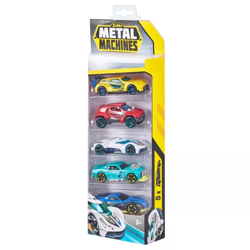 Zuru Metal Machines Druckguss-Autos 5er-Pack 1:64, Serie 2, sortiert