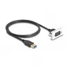 DeLOCK Easy 45 Modul SuperSpeed USB USB 3.2 Gen 1 USB Typ-A Buchse auf Stecker 1m