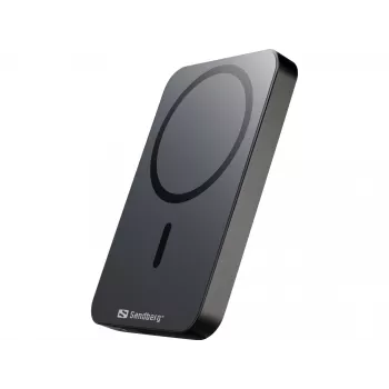 Tragbare Powerbank Sandberg Mag Wireless Powerbank 5000 ALU, 5000 mAh
