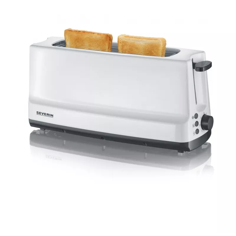 Severin AT 2232 Toaster 2 Scheiben 800 W Grau, Weiß