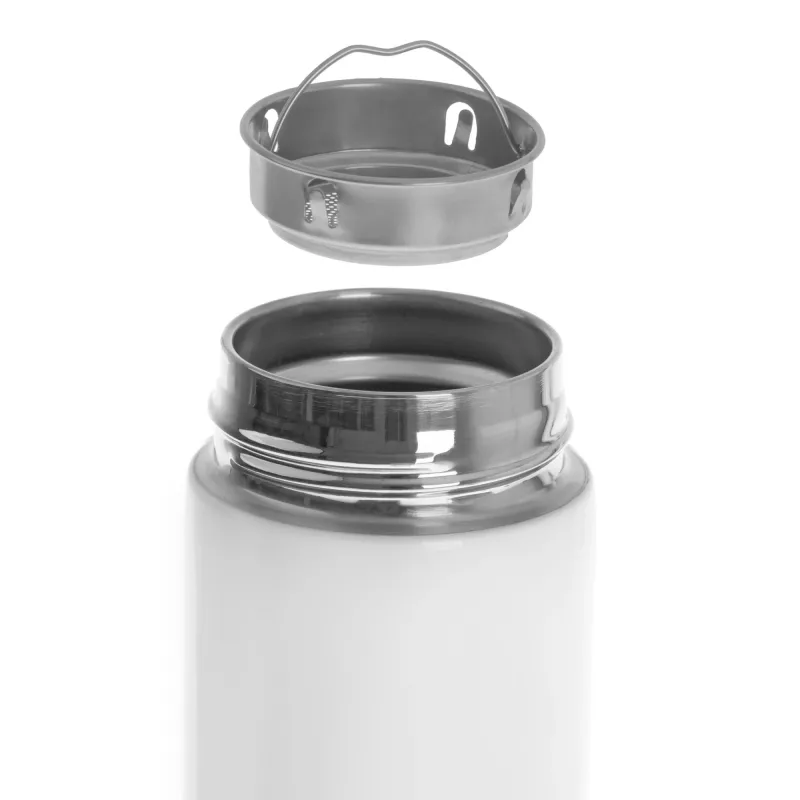 Adler | Isolierflasche | AD 4506w | Material Edelstahl/Silikon | Weiß