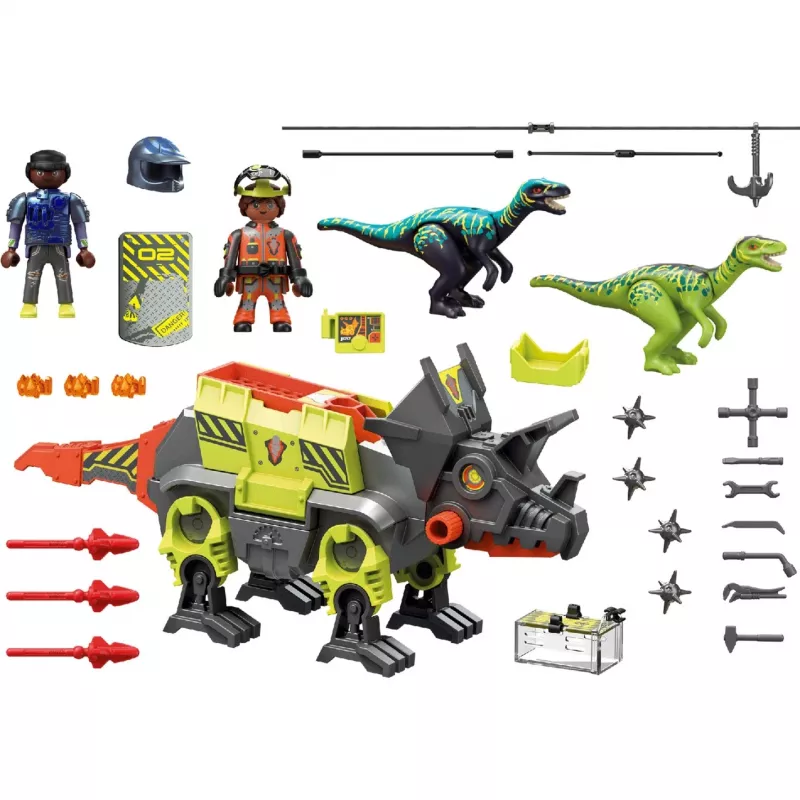 70928 Dino Rise Robo-Dino Kampfmaschine, Konstruktionsspielzeug