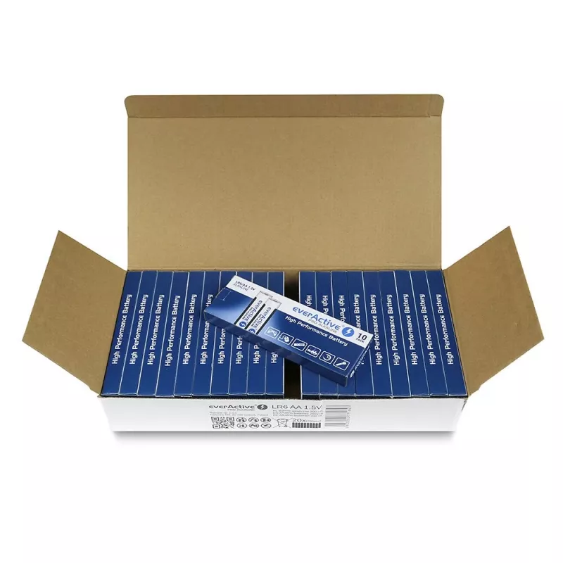 Einweg-AA-Alkalibatterien everActive LR610PAKPA, 1,5 V, 3000 mAh, 10er-Pack