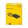 Numerischer Tastenblock DeLOCK 12108 USB Schwarz 19 Tasten 1,6 m Kabel