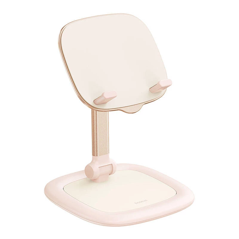 Tablet- und Telefonständer Baseus Seashell Series Pink – höhenverstellbar, leicht