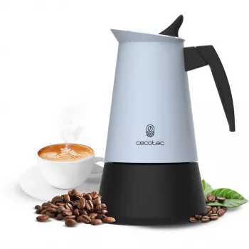Piccolina 600, Kaffeemaschine Hellblau/Schwarz, 300 ml | 6 Tassen
