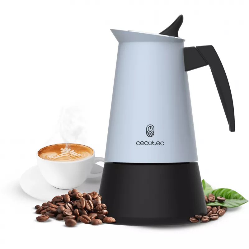 Piccolina 600, Kaffeemaschine Hellblau/Schwarz, 300 ml | 6 Tassen