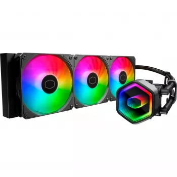 Flüssigkeitskühlungsset Cooler Master MasterLiquid 360 Core II 12 cm Schwarz