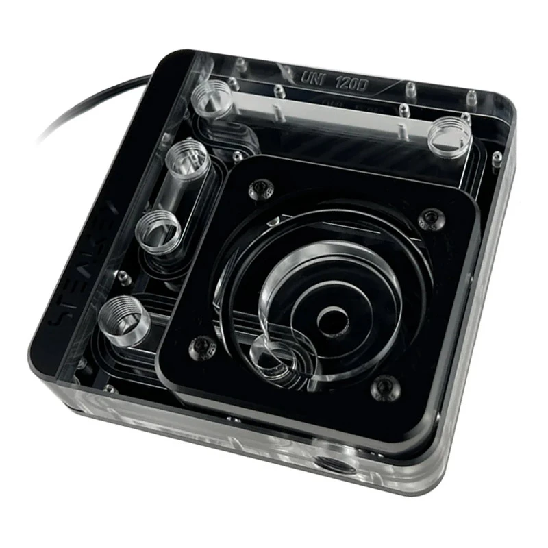 Stealkey Customs SK-UNI 120D Distroplate D-RGB – Schwarz Edition
