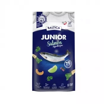 BALTICA Excellent Junior Salmon Large und X-large Rassen - Trockenfutter für Hunde - 3kg