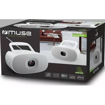 Tragbarer CD-Player Muse MD-202 Weiß