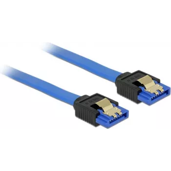 SATA-Kabel DeLOCK 84981 1 m SATA 7-pol Schwarz Blau
