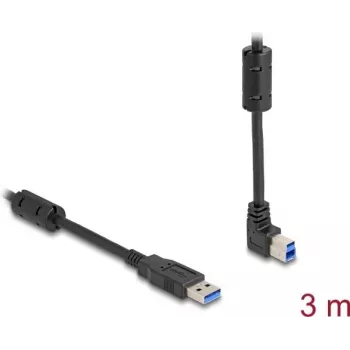 DeLOCK USB-Kabel Typ-A-Stecker auf Typ-B-Stecker 90° nach oben abgewinkelt 3 m