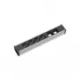 Power Extension 4 AC Outlet Bachmann 912.007 Schwarz Silber