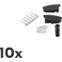 Drahtverbinder ShiverPeaks BS72020-SET10 TAE N Schwarz