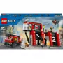 Konstruktionsspielzeug LEGO City Feuerwache mit Drehleiterfahrzeug 60414 — 843 Teile, 5 Minifiguren, 220×320×140 mm