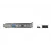 Slotblech DeLOCK 89934 mit 1 x USB Typ-C und 1 x USB Typ-A Anschluss