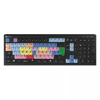 Logickeyboard LKB-MCOM4-A2PC-FR Tastatur USB AZERTY Französisch Schwarz (LKB-MCOM4-A2PC-FR)