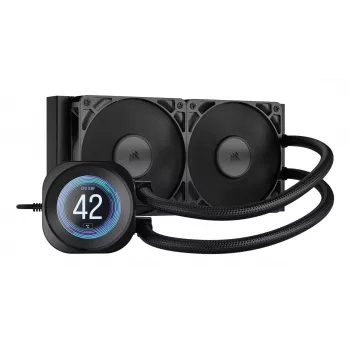 All-in-One-Flüssigkeitskühler Corsair Nautilus 240 RS LCD 12 cm Schwarz
