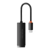 Netzwerkadapter Baseus Lite Series USB-C auf RJ45 (schwarz)