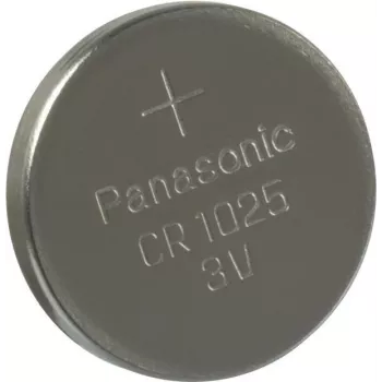 Panasonic Button Cell Lithium CR1025, 30 mAh, 3V kompatibel zu DL1025 (CR1025L/1BP)