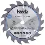 Kreissägeblatt KWB 582357 14 cm für Hartholz, Kunststoff, Sperrholz, Weichholz
