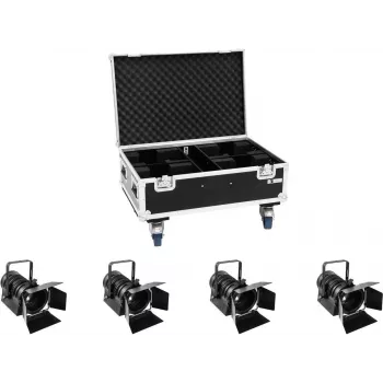 LED-Lichterset EUROLITE THA-40PC 4x mit Case, kompaktes 4-teiliges Beleuchtungskit