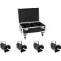 LED-Lichterset EUROLITE THA-40PC 4x mit Case, kompaktes 4-teiliges Beleuchtungskit