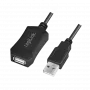 LogiLink USB 2.0 Repeater-Kabel - 5,0 m USB-Kabel 5 M USB A