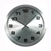 NeXtime Wanduhr 2906zw Mercure, Ø25 cm, Silber