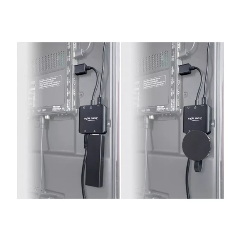 HDMI Audio Extractor DeLOCK 4K 60 Hz kompakt
